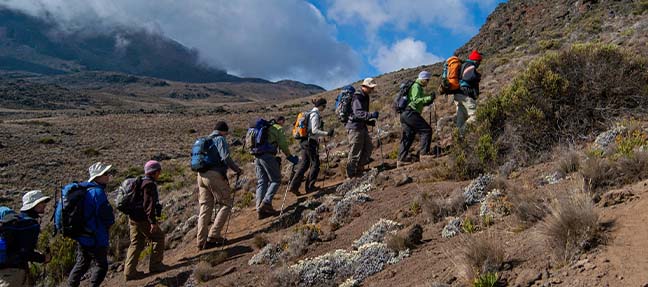 7 days Machame Route